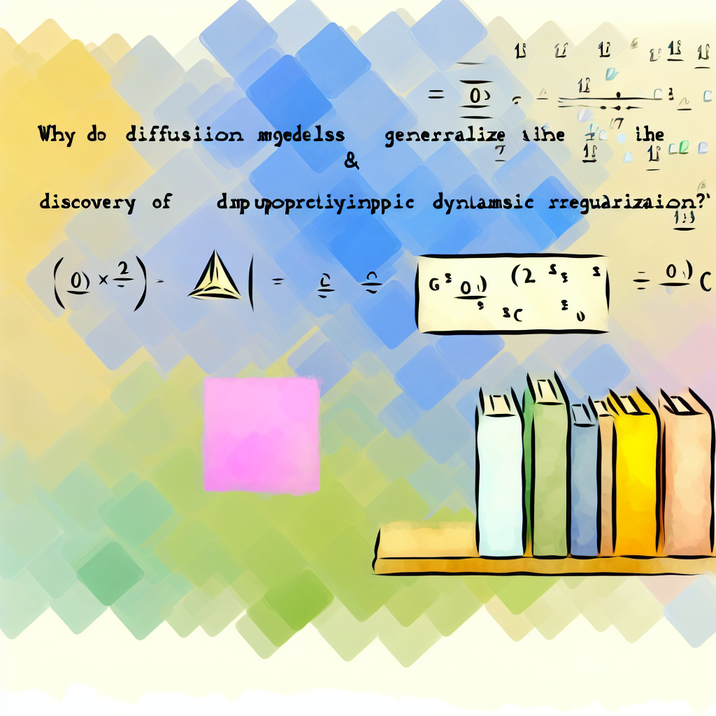 拡散モデルはなぜ記憶せず汎化するのか｜暗黙的動的正則化の発見