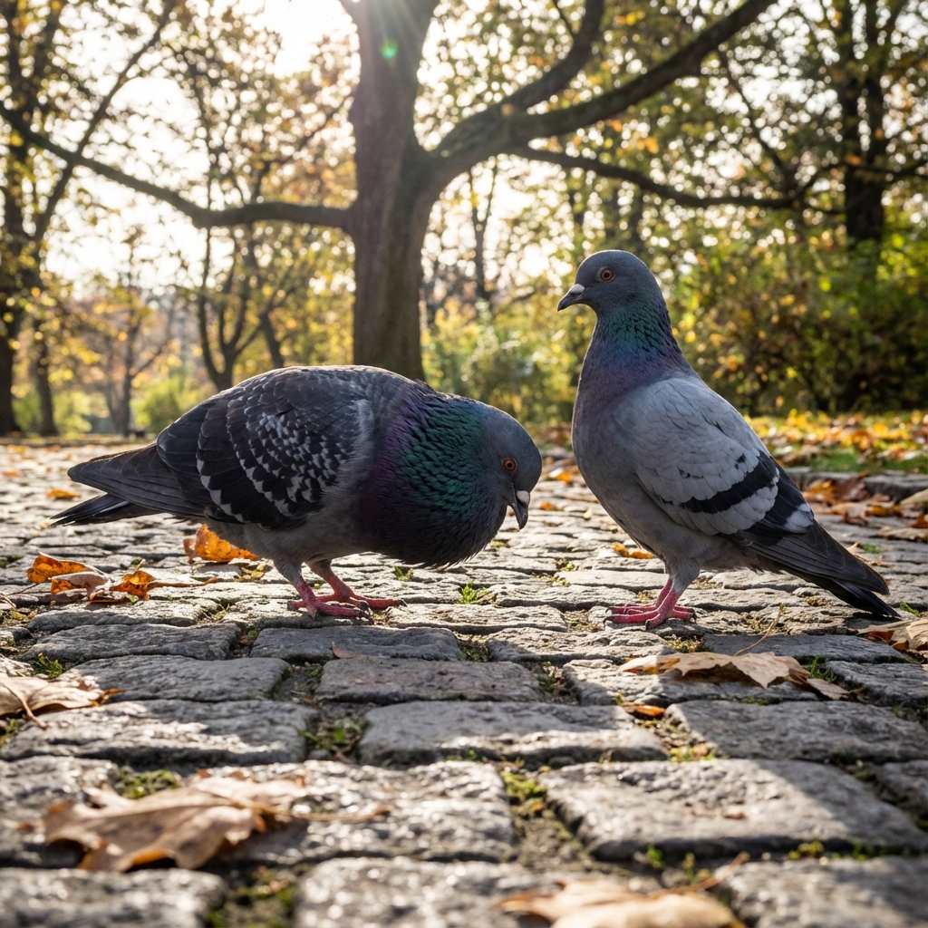 鳩のコミュニケーション